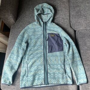 LL Bean Mountain Classic Hooded Fleece Jacket